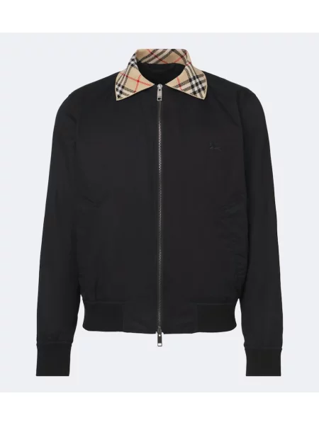 Geacă Burberry în carouri negru