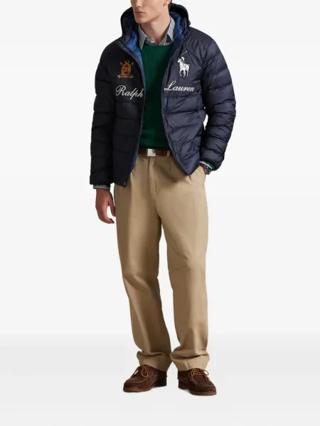 Șapcă Polo Ralph Lauren cu broderie din țesătură twill în carouri albastru