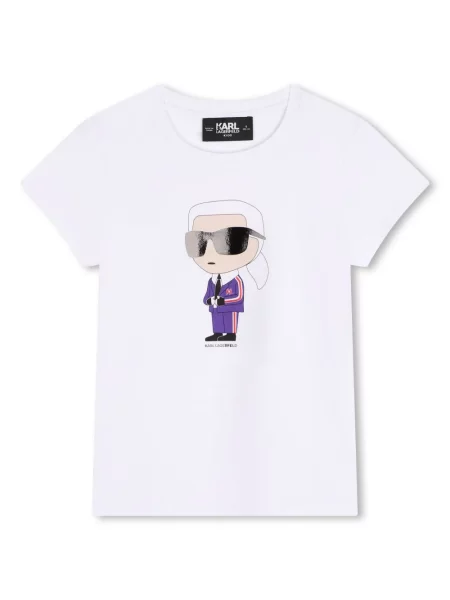 Koszulka dziecięca Karl Lagerfeld biała
