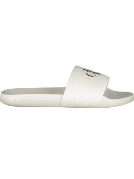 Papuci de casă Calvin Klein alb
