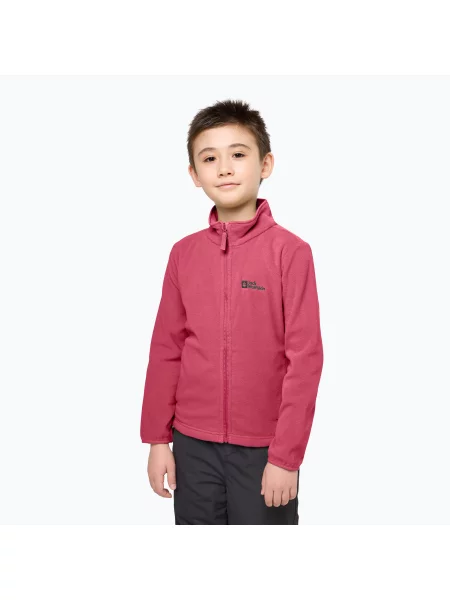 Bluza polarowa dziecięca Jack Wolfskin Taunus pink lemonade różowy