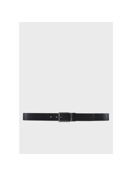 Cu centură curea Armani Exchange din piele negru