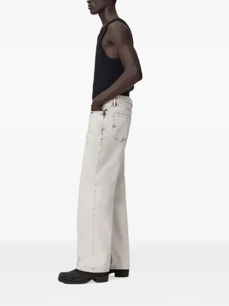 Blugi drepți Allsaints gri
