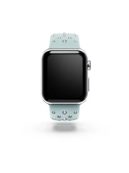 Swarovski pasek do zegarka zielony