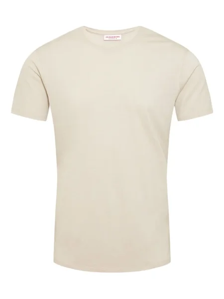 Tricou Orlebar Brown din lână merinos maro