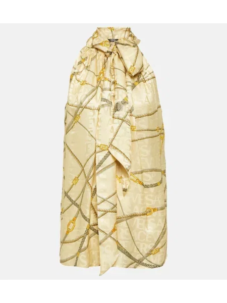 Top Versace cu funde