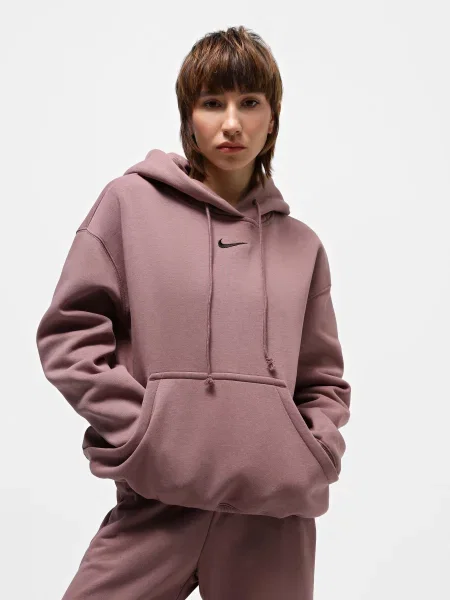 Худі NIKE Sportswear Phoenix бавовна/поліестер фіолетовий