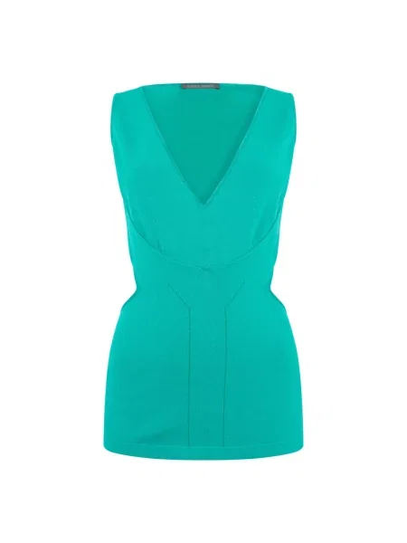 Top Alberta Ferretti niebieski