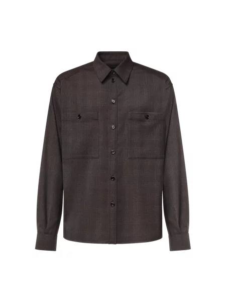 Koszula Dolce And Gabbana casual brązowa