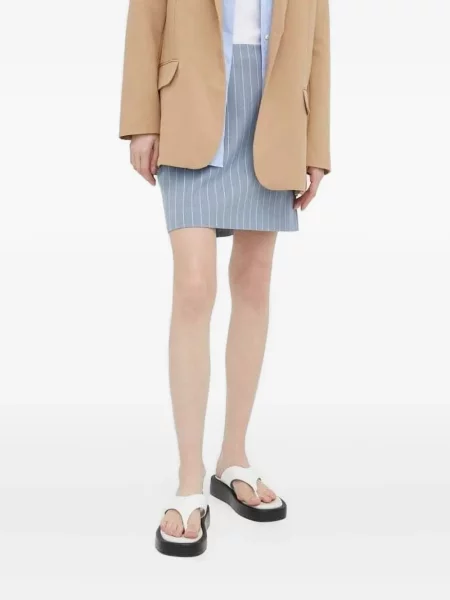 Fusta mini Gestuz cu dungi albastru