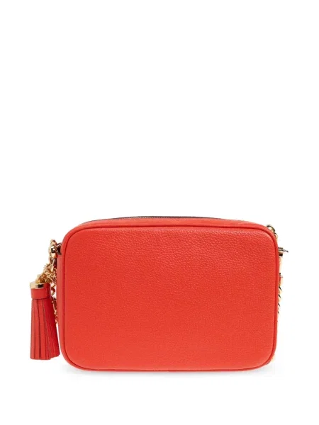 Кожени маратонки Michael Michael Kors бродирани с леопардов принт черно