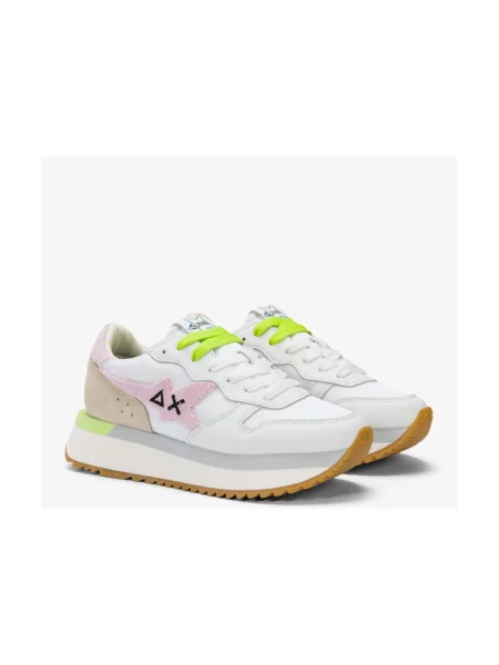 Sneakersy Sun68 białe