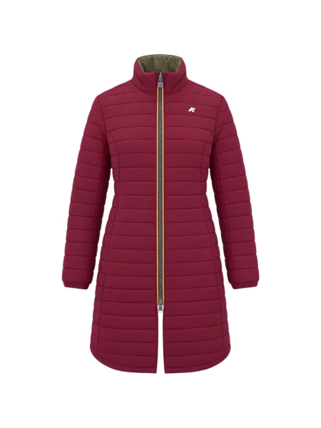 Cu centură reversibil trenci K-way verde