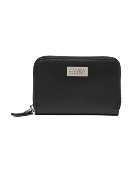 Maison Margiela Akcesoria unisex ONE SIZE Skóra Portfel na błyskawiczny czarny
