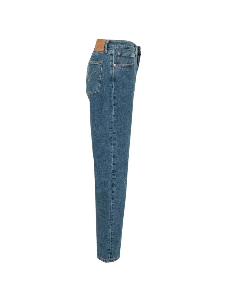 Decupat gulerat blugi Levi's® cu talie înaltă albastru