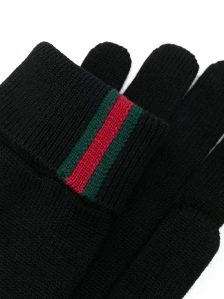 Mănuși Gucci de lână negru