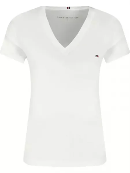 Tommy Hilfiger Tricou HERITAGE alb