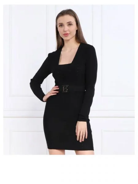 BluGirl Blumarine Rochie negru