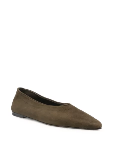 Pantofi loafer Dear Frances din piele de căprioară maro