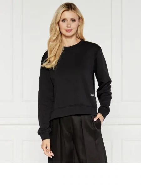Karl Lagerfeld Hanorac | Oversize fit negru