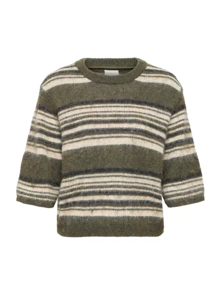 Dzianinowy sweter Ichi zielony