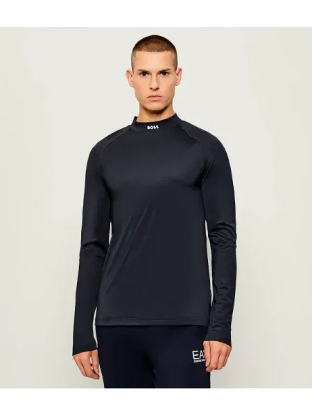 Tricou mânecă lungă Boss Green verde