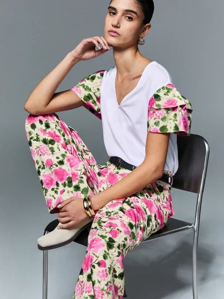 Liu Jo Tričko zmiešané farby biela