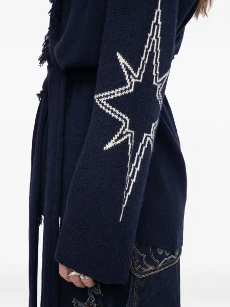 Палто Zadig&voltaire с ресни синьо