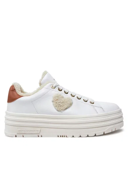 LOVE MOSCHINO Laisvalaikio batai balta