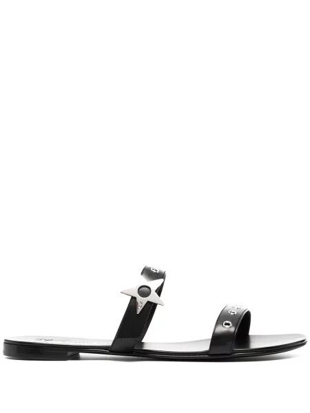 Sandale Giuseppe Zanotti fără toc negru