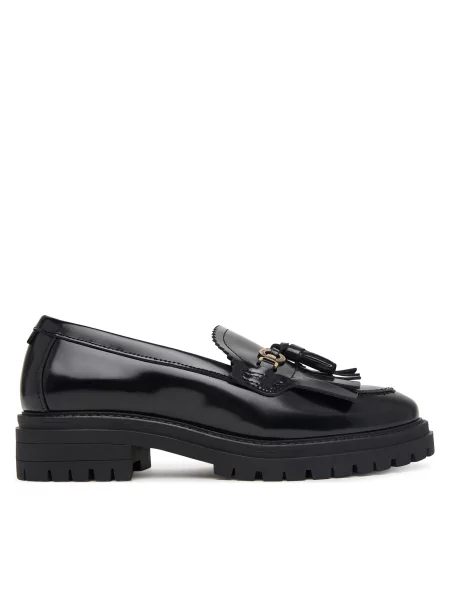 Pantofi loafer Barbour negru