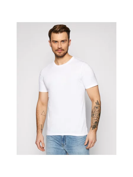Jack&Jones Majica Organic Basic Slim Fit bela
