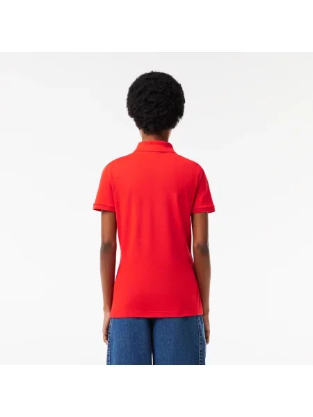 Поло Lacoste красное