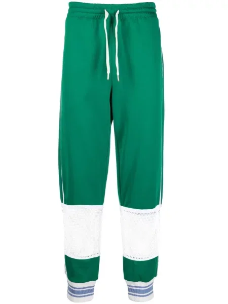 Pantaloni Casablanca plasă alergare verde