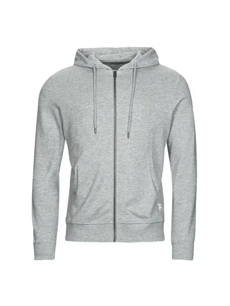 Mikina s kapucňou Jack & Jones s kapucňou sivá