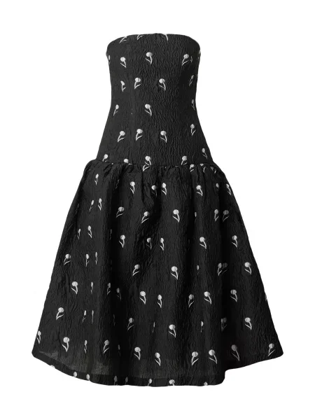 True Decadence Rochie negru alb