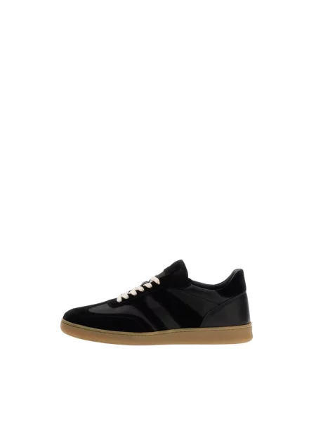 Sneakersy Guess skórzane czarne