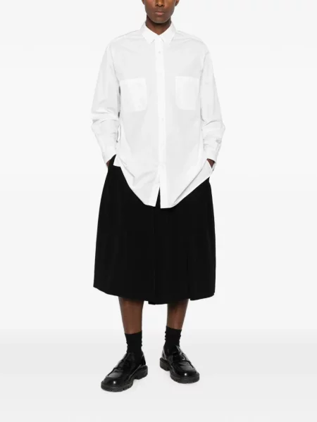 Lung cămașă Yohji Yamamoto alb