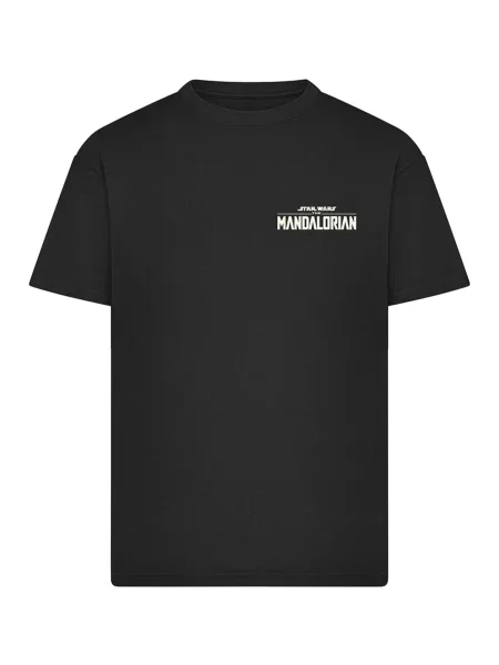 Merchcode Tričko Mandalorian' černá