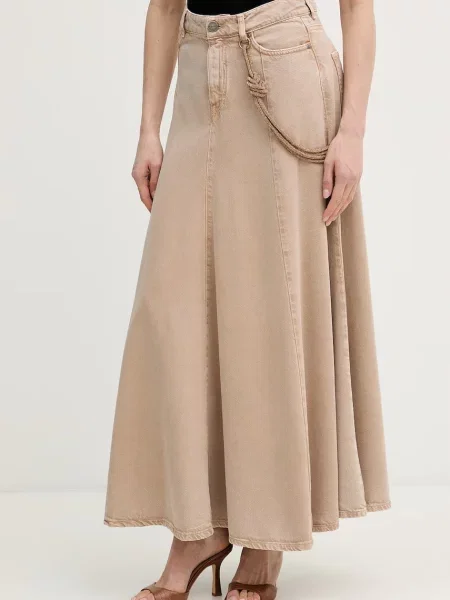 Pinko fustă denim bej