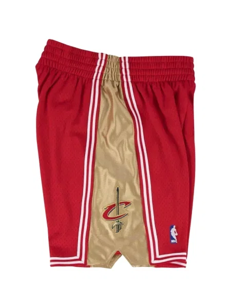 Pantaloni scurți Mitchell & Ness cu autograf roșu