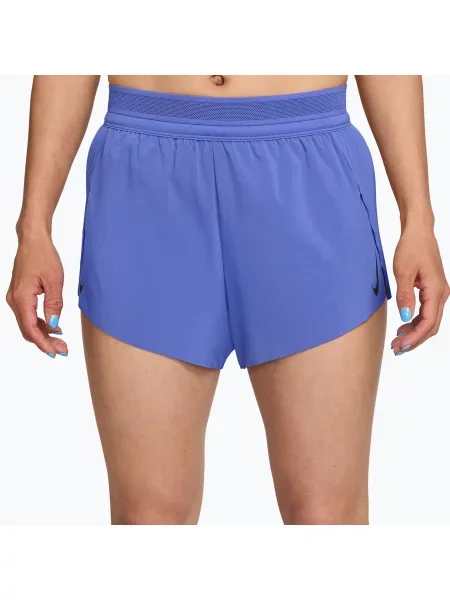 Шорти для бігу Nike AeroSwift Dri-Fit ADV Mid-Rise 3" sapphire/black/white/black білі