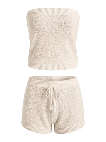 Imily Bela Costum cu pantaloni bej