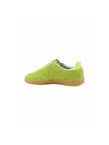 Sneakersy Sun68 skórzane zielone
