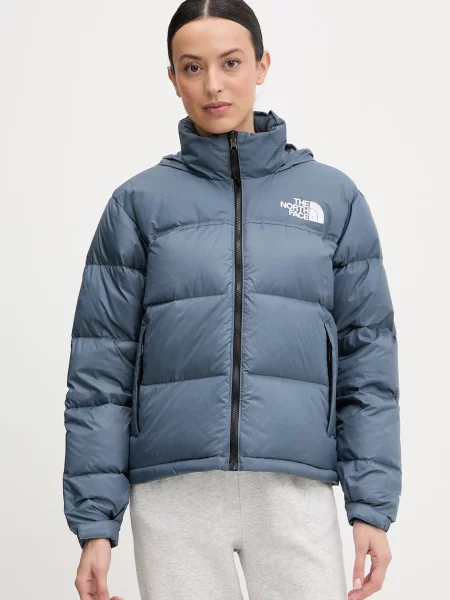 The North Face kurtka puchowa RETRO NUPTSE niebieska
