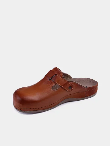 Сабо Leon коричневые