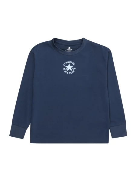 CONVERSE Tricou SUSTAINABLE CORE bleumarin alb