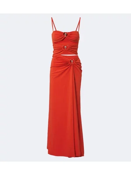 Rochie maxi Christopher Esber roșu