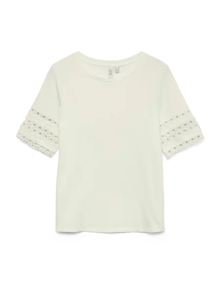 VERO MODA Tricou VMIVACY' alb