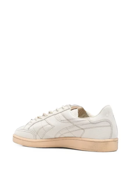 Sneakerși Diadora din piele cu autograf